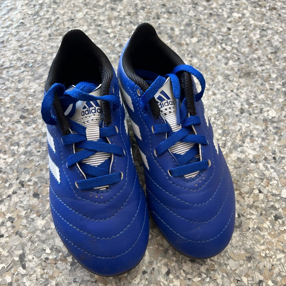 Adidas Kids Blue Soccer Shoes Size 11 Goletta